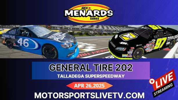 {Watch Online} General Tire 202 2025 Live Stream: ARCA Menards Series